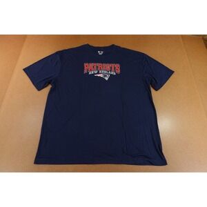 New England Patriots NFL Team Apparel Mens XXL Short Sleeve Pajama T-Shirt NWT